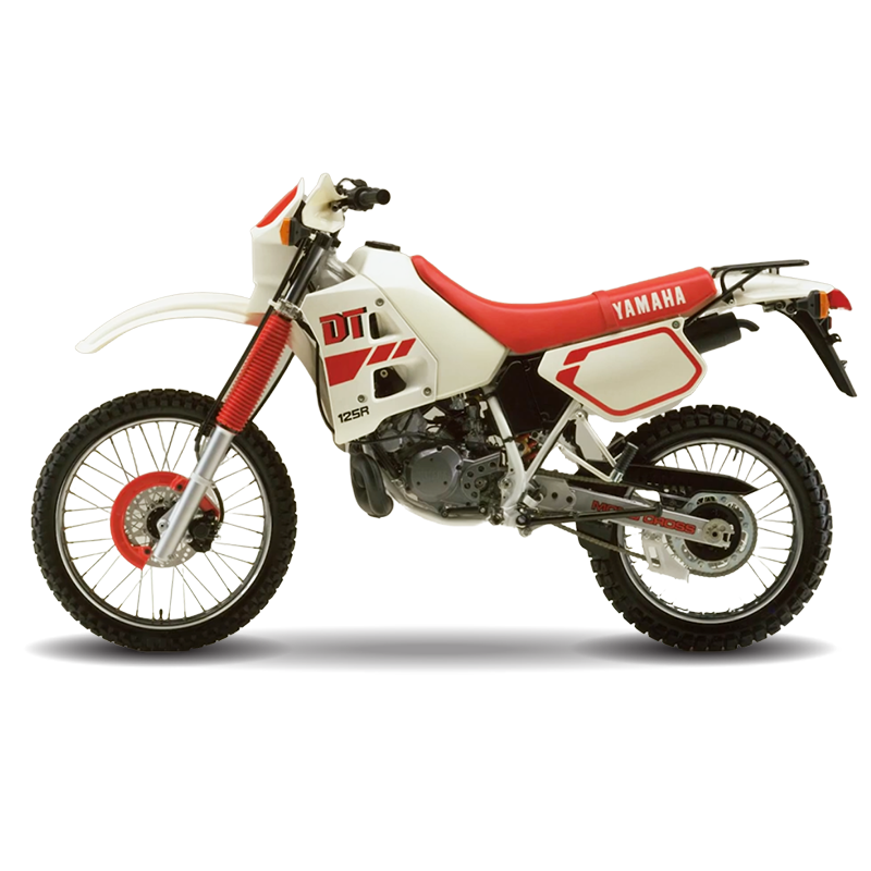 Yamaha DT 125R / 200R Graphics 1988 White Model – Hazard Graphics