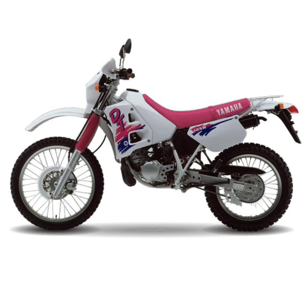 1991 Yamaha DT125R White Yamaha DT 125R Graphics 1991 White Model