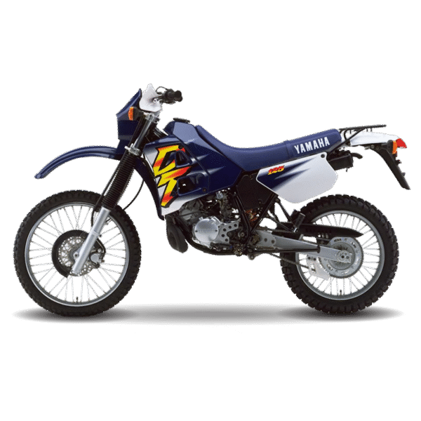 Yamaha DT 125R Graphics (1997) Dark Blue Model