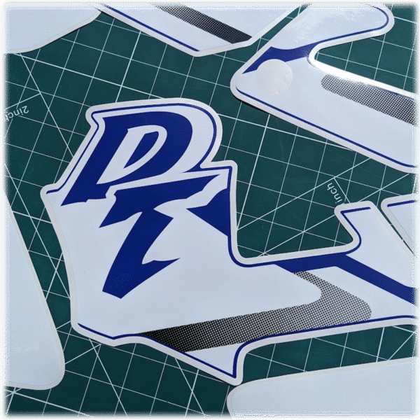 Yamaha DT 125R Graphics (1999) Blue Model