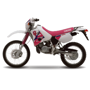 Yamaha DT 125R Graphics 1992 White Model