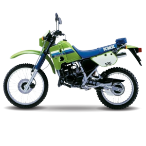 Kawasaki KMX 125 Graphics 1986 Green Model