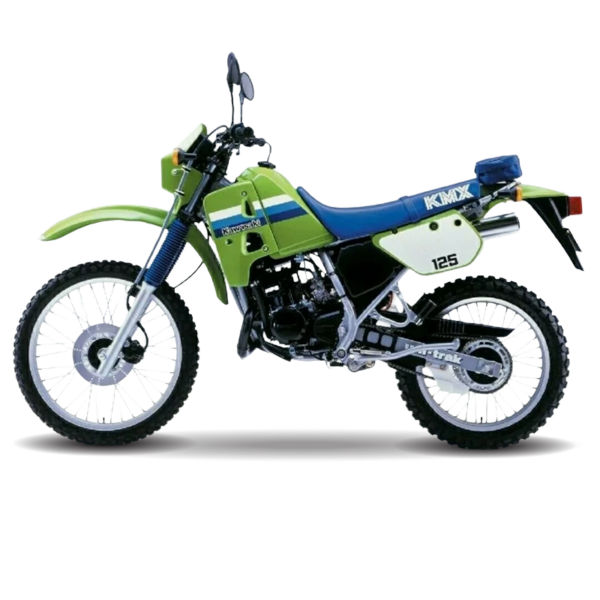 Kawasaki KMX 125 1986 Green Model Kawasaki KMX 125 Graphics 1986 Green Model