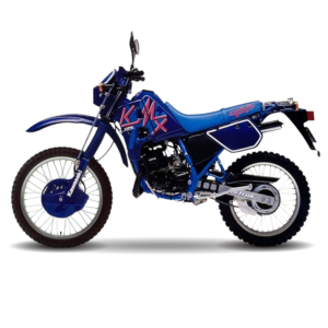 Kawasaki KMX 125 Graphics 1990 Blue Model
