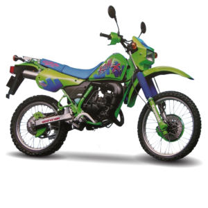 Kawasaki KMX 125 Graphics 1992 Green Model