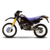 Yamaha DT 125R Graphics (1989) Black Model
