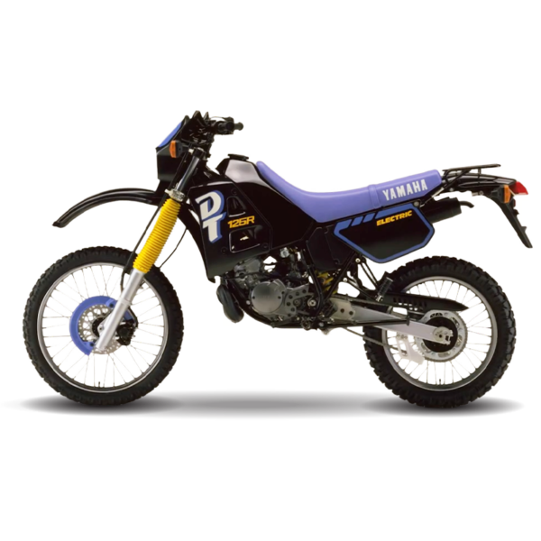 Yamaha DT 125R Graphics (1989) Black (Electric) Model