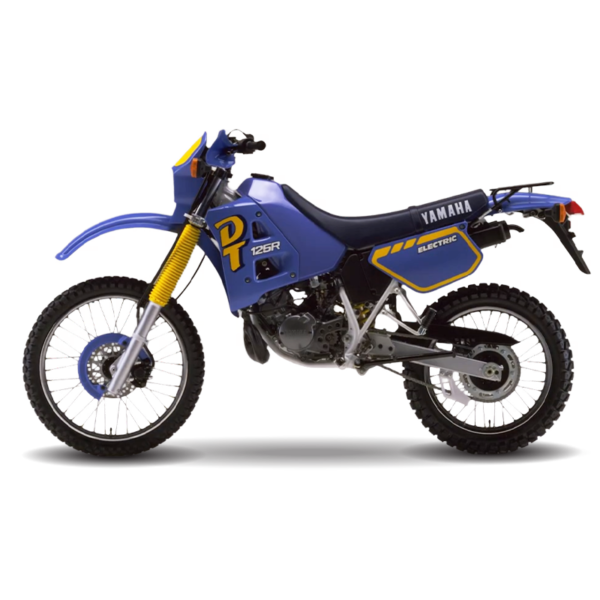 1989 Yamaha DT125R Endurance Blue Electric Yamaha DT 125R Graphics (1989) Endurance Blue (Electric) Model