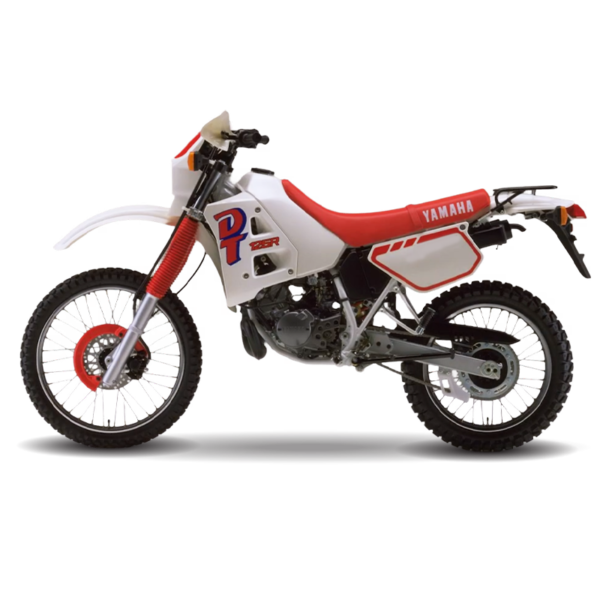 Yamaha DT 125R Graphics (1989) White Model