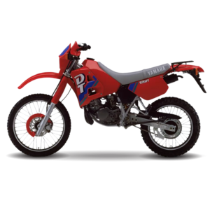1990 Yamaha DT125R Red Yamaha DT 125R Graphics (1990) Red Model