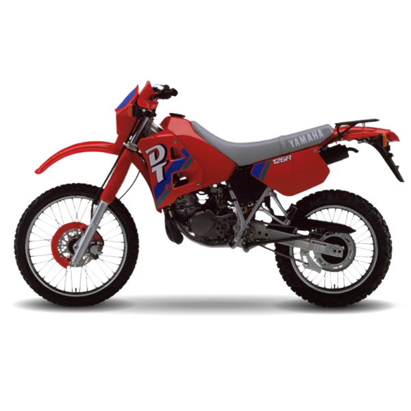Yamaha DT 125R Graphics (1990) Red Model