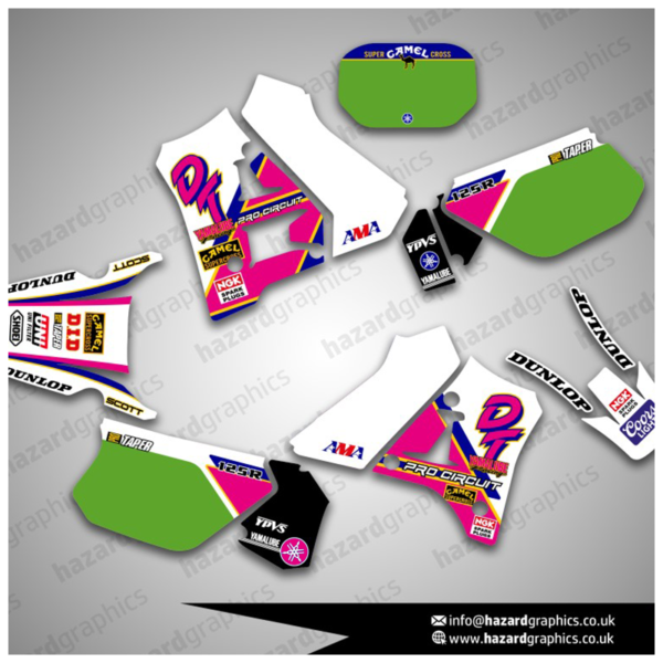 Yamaha DT 125R / 200R Graphics Kit (Supercross)