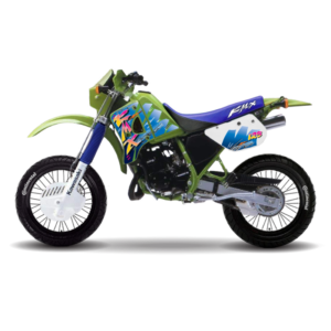 2001 Kawasaki KMX 125 Custom Kawasaki KMX 125 Graphics (2001) Green Model