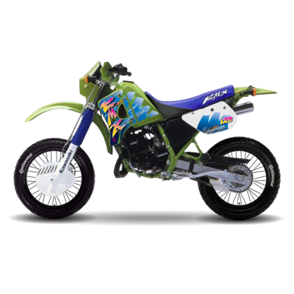 2001 Kawasaki KMX 125 Custom Kawasaki KMX 125 Graphics (2001) Green Model