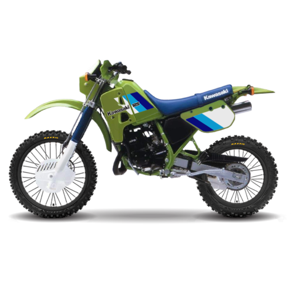Kawasaki KMX 125 Graphics (1989) Green Model