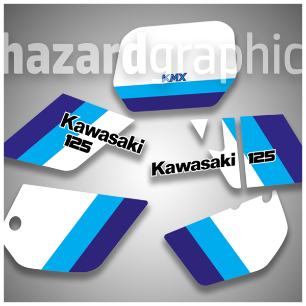 Kawasaki KMX 125 Graphics (1989) Green Model