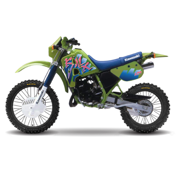 Kawasaki KMX 125 Graphics (1992) Green Model
