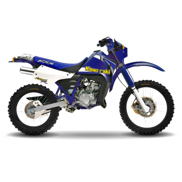 Kawasaki KMX 125 Graphics (2001) Blue Model