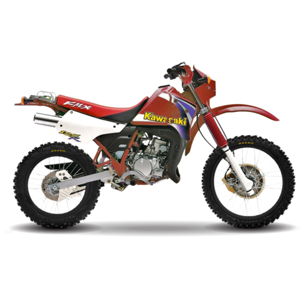 Kawasaki KMX 125 Graphics (2001) Red Model