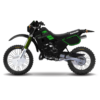 Kawasaki KMX 200 Graphics Black / Green Model