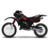 Kawasaki KMX 200 Black Model Kawasaki KMX 200 Graphics Black / Red Model