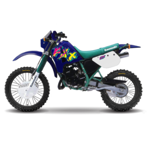 Kawasaki Kmx 125 (1995) Blue Model Kawasaki KMX 125 Graphics (1995) Blue Model