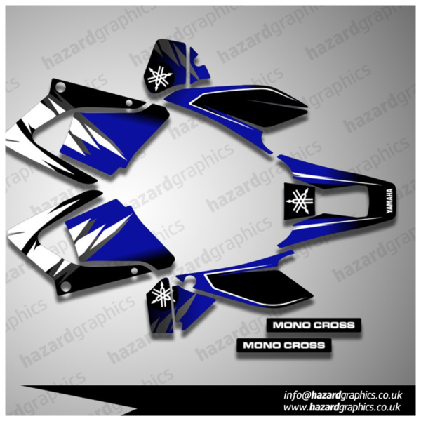 Yamaha DT 125X Custom1(2) Yamaha DT 125RE / DT 125X Graphics Kit