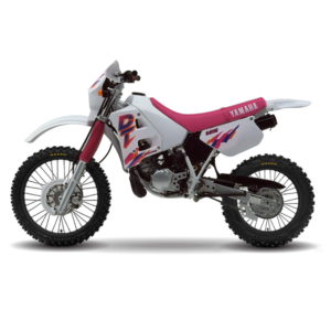 Yamaha DT 125R Graphics (1993) White (Electric) Model