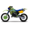 Kawasaki KMX 125 Graphics (1986) Green Model