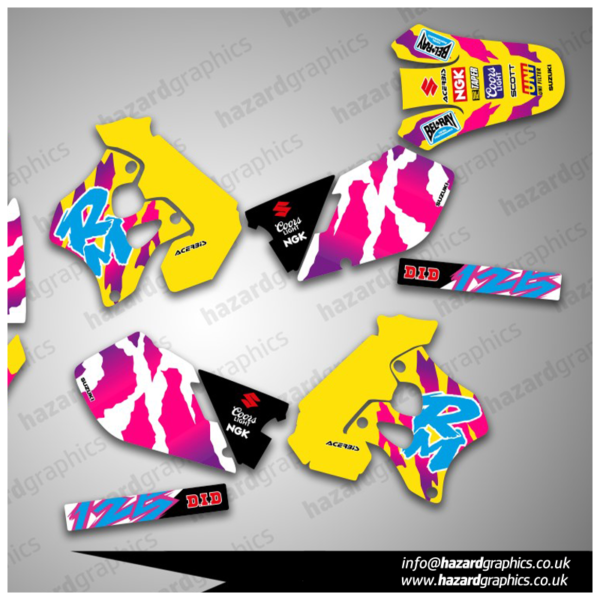 Suzuki RM 125 250 Graphics Kit (1996 -1998)