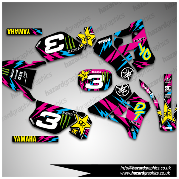 Yamaha DT 125R Rockstar(2) Yamaha DT 125R / 200R Graphics Kit