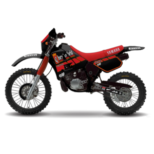 Yamaha DT125R Chesterfield Black Model Yamaha DT 125R / 200R Chesterfield Graphics Kit