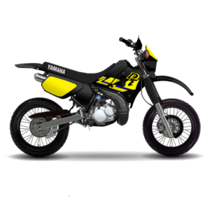 Yamaha DT 125R Graphics (1988-2003) Black Model