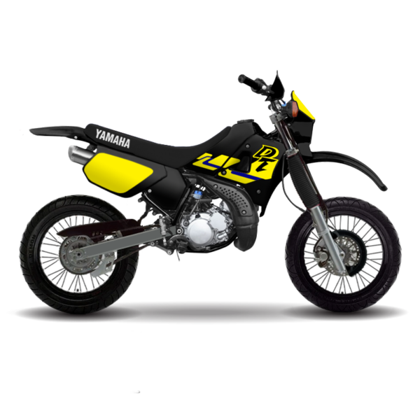 Yamaha DT 125R Graphics (1988-2003) Black Model
