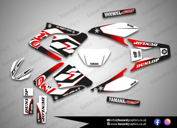 DTRE Red Yamaha DT 125RE / DT 125X Graphics Kit