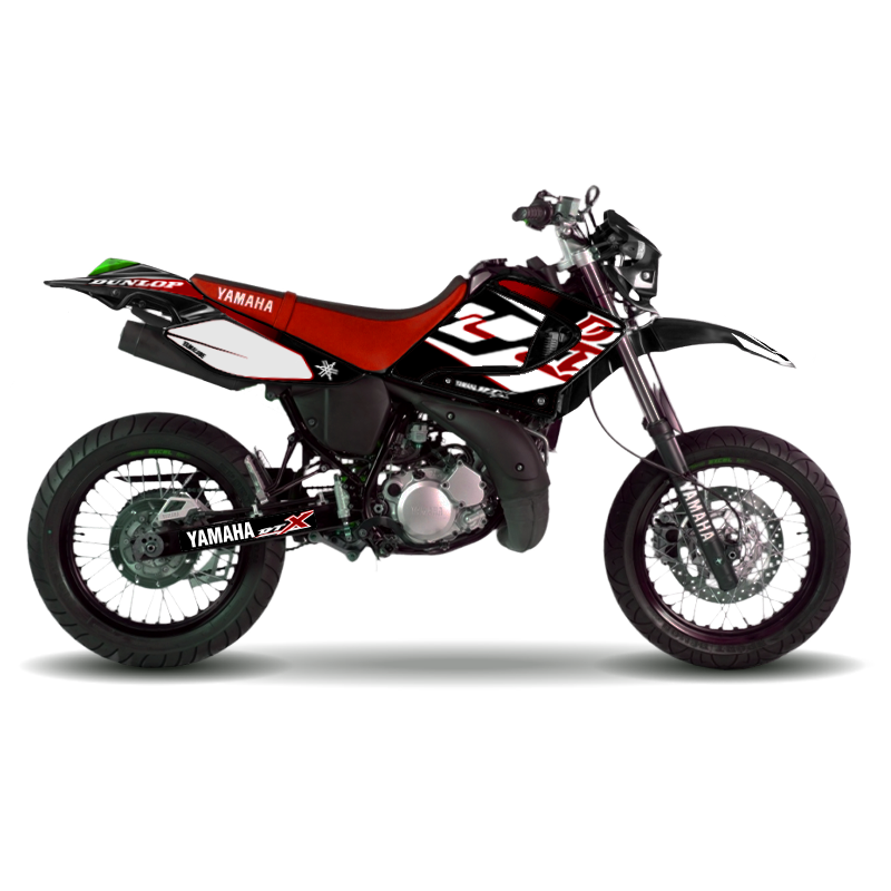 Yamaha DT 125X (red) Yamaha DT 125RE / DT 125X Graphics Kit