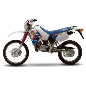 Yamaha DT 125R Graphics (1992) White / Turquoise (Electric) Model