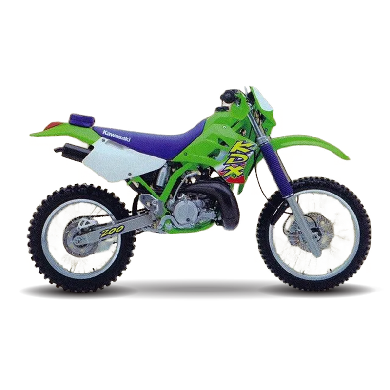 Kawasaki KDX 200 Graphics (1997) Green Model