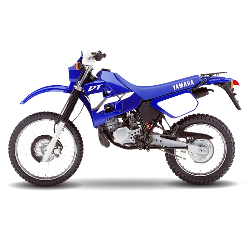 Yamaha DT 125R (2002) Blue Model (1) Yamaha DT 125R Graphics (2002) Blue Model