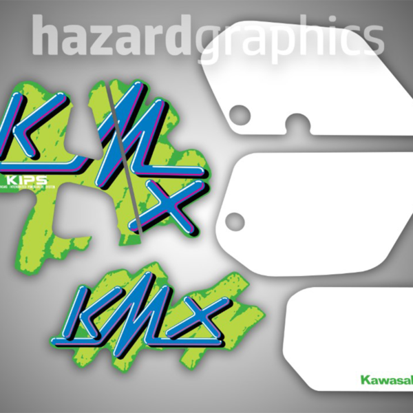 Kawasaki KMX 125 1990 Green Model 1 Kawasaki KMX 125 Graphics (1990) Green Model
